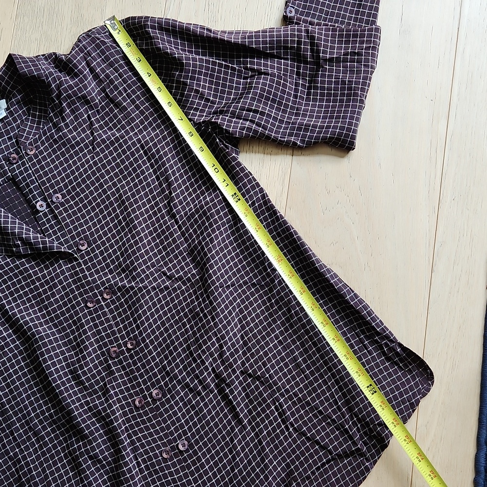 Vintage Due Per Due Button Down Silk Blouse - Picture 13 of 13